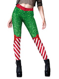1960s Sparkled Print Christmas Leggings