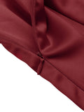[Pre-Sale] Wine Red 1960s Back Bowknot Pencil Dress
