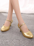 [US Warehouse]Vintage Mid High Heel Shoes