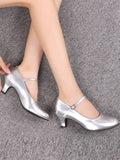 [US Warehouse]Vintage Mid High Heel Shoes