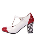 Retro T-Strap High Heels Shoes