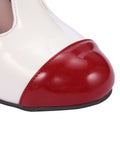 Retro T-Strap High Heels Shoes