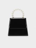Retro Pearl Solid Clutch Bag