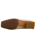 Chunky Low Heels Square Toe Shoes