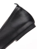 Retro Low Top Mary Pearl Leather Shoes