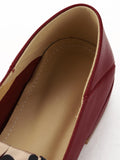 Retro Polka Dot Strap Leather Shoes