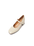 Retro Instep Strap Patent Leather Shoes