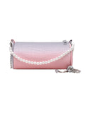 Retro Gradient Pearl Handbag