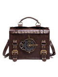 Brown Halloween Clock Decoration Bag
