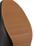 Black Bow Mary Jane Chunky Heel Shoes