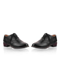 Retro Carved Low Heel Casual Shoes