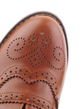 Retro Carved Low Heel Casual Shoes