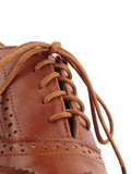 Retro Carved Low Heel Casual Shoes