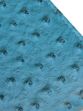 Lake Blue Gold Chain Clutch Bag