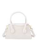 Solid Color Leather Handbag & Crossbody Bag