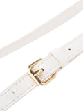 Solid Color Leather Handbag & Crossbody Bag