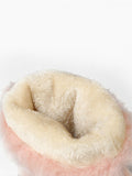 Mid-Calf Bow Decor High Heel Furry Boots