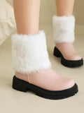 Vintage Thickened Plush Short Tube Boots