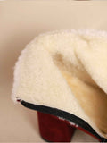 Christmas Bow High Heel Fur Shoes