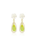 Pearl Camellia Dangle Earrings