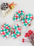 Double Layer Printed Bow Hair Clip