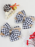 Double Layer Printed Bow Hair Clip