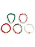 Christmas Colorful Alphabet Bracelet