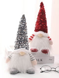 Christmas Sequined Hat Gnomes Ornaments