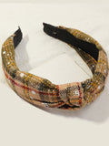 Christmas Plaid Fabric Bow Headband