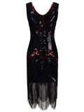 1920s Beaded Fringed Flapper Dresses