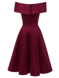 [US Warehouse] 1950s Off Shoulder Swing Dress