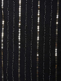 Black 1920s Beaded Sequin Dress