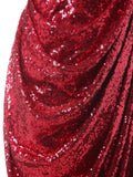 [US Warehouse] 1920s Strapless Sequin Bridesmaid Dress