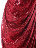Strapless Sequin Bridesmaid Dress