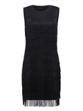 [US Warehouse] Black 1920s Sequin Tassel Flapper Dress