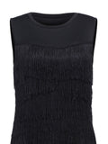 [US Warehouse] Black 1920s Sequin Tassel Flapper Dress