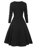 1950s Sweetheart Plaid Patchwork Dress