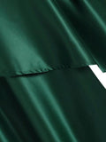 [Pre-Sale] Dark Green 1950s Hi-Lo Swing Dress
