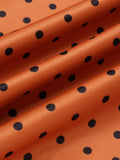 Orange 1960s Illusion Bodycon Dress
