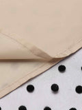 Black 1950s Polka Dot Swing Dress