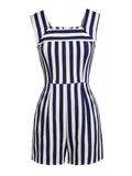 Navy 1950s Stripes Sailor Romper & Skirt