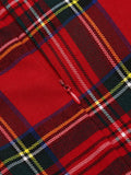 Red 1960s Plaids Bodycon Dress
