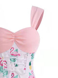 Sweetheart Neck Patchwork Fashion Dress