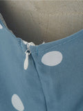 1950s Polka Dot Spaghetti Strap Dress