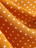1950s Polka Dot Buttons Dress