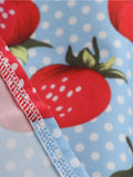 1950s Strawberry Spaghetti Strap Dress