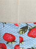 1950s Strawberry Spaghetti Strap Dress