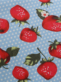 1950s Strawberry Spaghetti Strap Dress