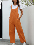 1950s Solid Spaghetti Strap Jumpsuit