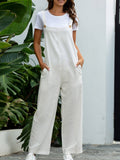 1950s Solid Spaghetti Strap Jumpsuit